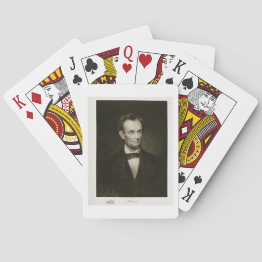 Abraham Lincoln, 16e President van de Verenigde St Pokerkaarten (Achterkant)