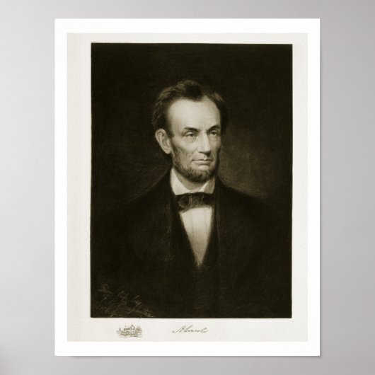 Abraham Lincoln, 16e President van de Verenigde St Poster (Voorkant)