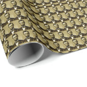 Abraham Lincoln 16e President van de VS Cadeaupapier (Rol Hoek)