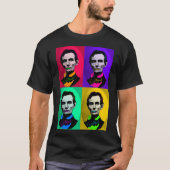 Abraham Lincoln 1858, Pop Art Interpretation T-shirt (Voorkant)