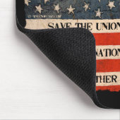 Abraham Lincoln 1864 Campaign Mousepad Muismat (Hoek)