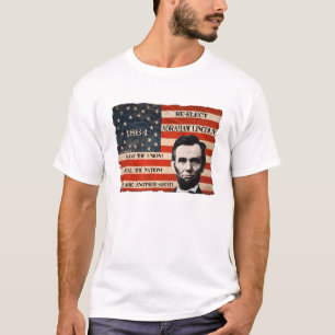 Abraham Lincoln 1864 Campaign T-Shirt (Mannen)