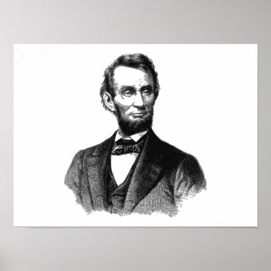 Abraham Lincoln 1865 "De grote emancipator" Poster (Voorkant)