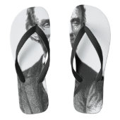 Abraham Lincoln 1865 "De grote emancipator" Teenslippers (Voetbed)