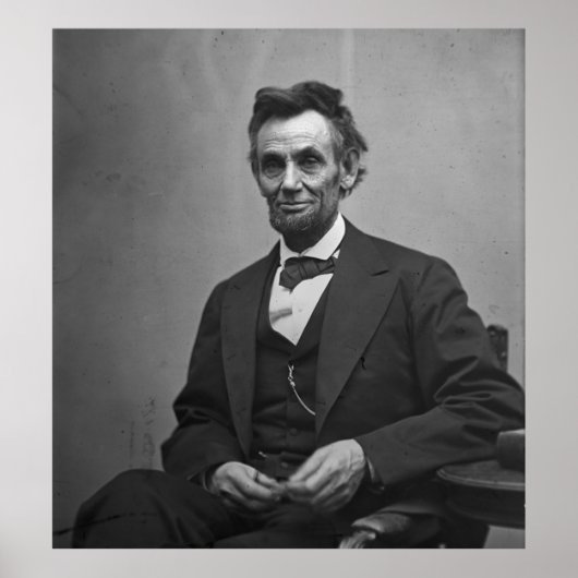 Abraham Lincoln 1865 Poster (Voorkant)