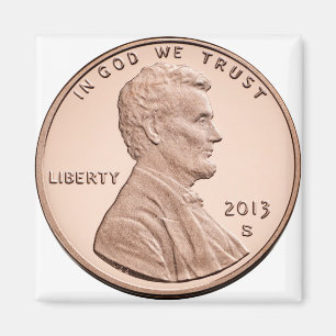 Abraham Lincoln 1 cent producten Magneet