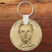 Abraham Lincoln $1 Presidentiële Sleutelhanger van (Voorkant)
