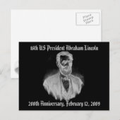 Abraham Lincoln 200ste Jubileum Briefkaart (Voorkant / Achterkant)