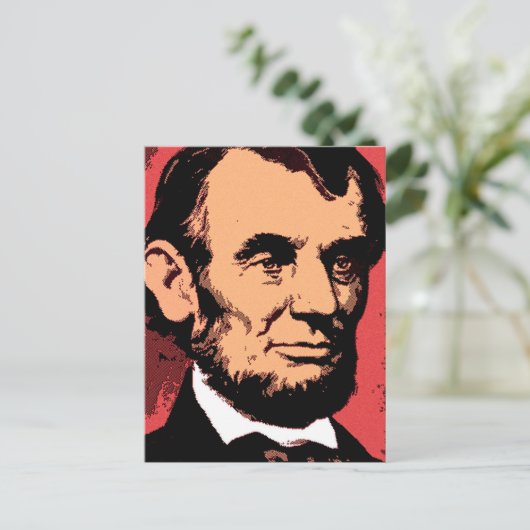 ABRAHAM LINCOLN 2 BRIEFKAART (Staand voorkant)