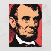 ABRAHAM LINCOLN 2 BRIEFKAART (Voorkant)