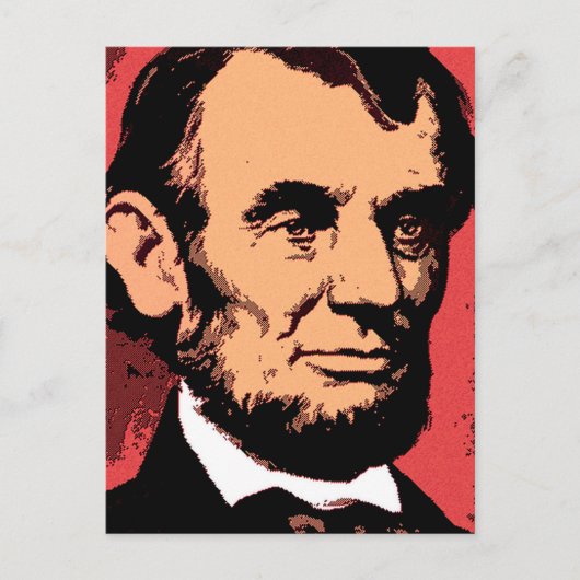 ABRAHAM LINCOLN 2 BRIEFKAART (Voorkant)