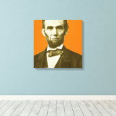 Abraham Lincoln 2 Canvas Afdruk (Insitu (Houten vloer))