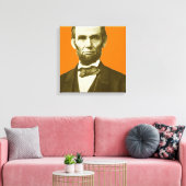 Abraham Lincoln 2 Canvas Afdruk (Insitu (Woonkamer))