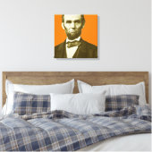 Abraham Lincoln 2 Canvas Afdruk (Insitu (Slaapkamer))
