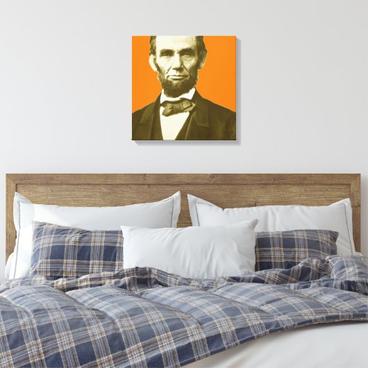 Abraham Lincoln 2 Canvas Afdruk (Insitu (Slaapkamer))