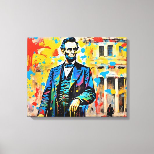 ABRAHAM LINCOLN 2 CANVAS AFDRUK (Voorkant)