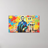 ABRAHAM LINCOLN 2 CANVAS AFDRUK (Voorkant)