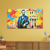 ABRAHAM LINCOLN 2 CANVAS AFDRUK (Insitu (Woonkamer))