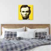 Abraham Lincoln 3 Canvas Afdruk (Insitu (Slaapkamer))