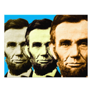 Abraham Lincoln 3 Plus Foto Afdruk