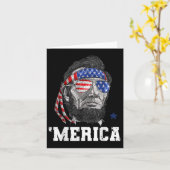 Abraham Lincoln 4 juli Merica mannen vrouwen Ameri Kaart (Gele Bloem)