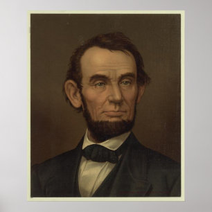 Abraham Lincoln Afbeelding omwoeld Poster