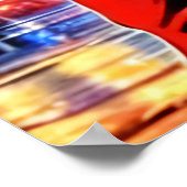 Abraham Lincoln als strijder | AI Art Poster (Hoek)