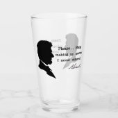 Abraham Lincoln, alsjeblieft... Stop met het maken Glas (Voorkant)