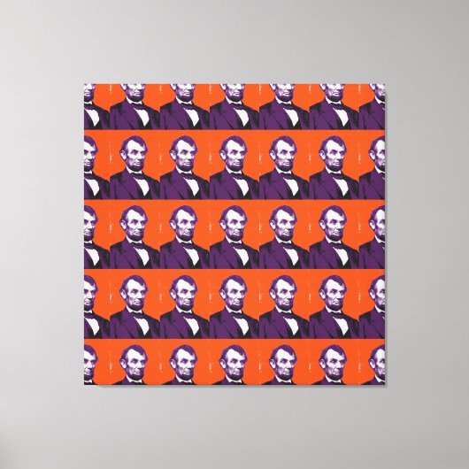 Abraham Lincoln alt Canvas Afdruk (Voorkant)