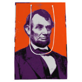 Abraham Lincoln alt Medium Cadeauzakje (Achterkant)