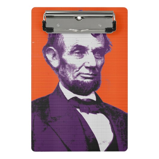 Abraham Lincoln alt Mini Klembord (Voorkant)