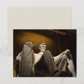 abraham lincoln ansichtkaart briefkaart (Voorkant / Achterkant)