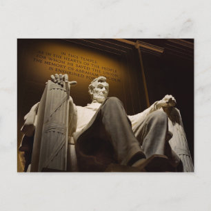 Abraham Lincoln ansichtkaart Briefkaart