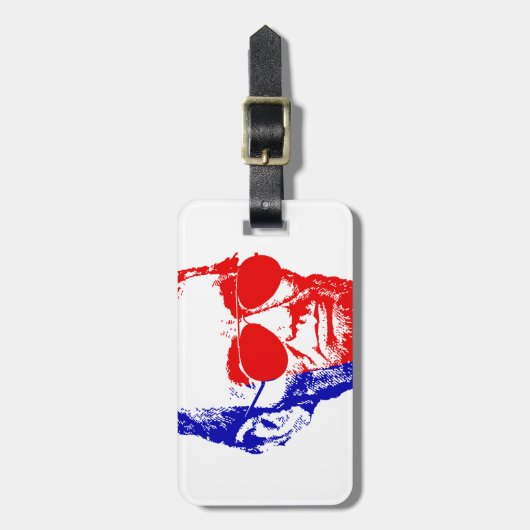 abraham lincoln bagagelabel (Voorkant verticaal)