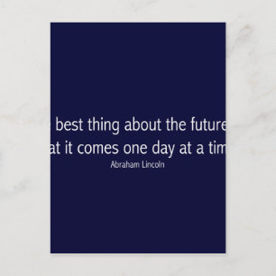 Abraham Lincoln beroemd citaat, Motivatie Briefkaart