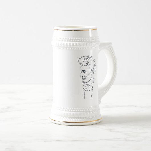 Abraham Lincoln Bicentennial Stein Bierpul (Voorkant rechts)