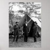 ABRAHAM LINCOLN bij ANTIETAM BATTLEFIELD 1862 Poster (Voorkant)