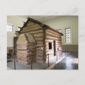 Abraham Lincoln BIrthplace Cabin Replica Briefkaart (Voorkant)
