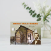 Abraham Lincoln Birthplace NHP, Kentucky Briefkaart (Staand voorkant)