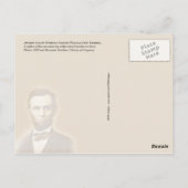 Abraham Lincoln Birthplace NHP, Kentucky Briefkaart (Achterkant)