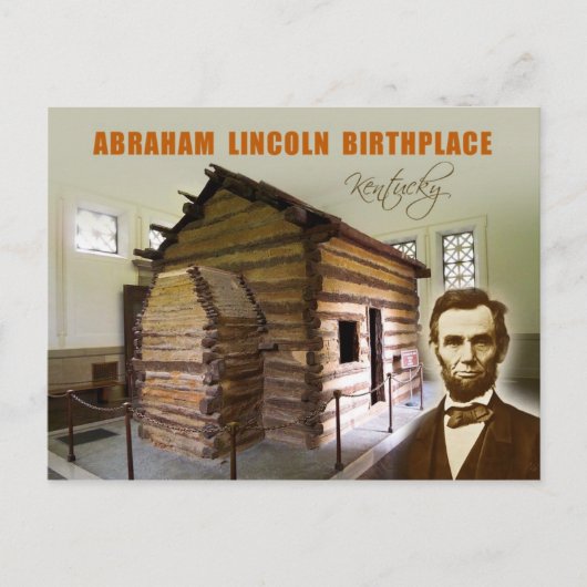 Abraham Lincoln Birthplace NHP, Kentucky Briefkaart (Voorkant)
