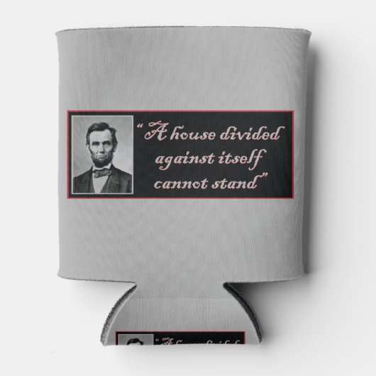 Abraham Lincoln Blikjeskoeler (Voorkant)