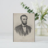 Abraham Lincoln Briefkaart (Staand voorkant)