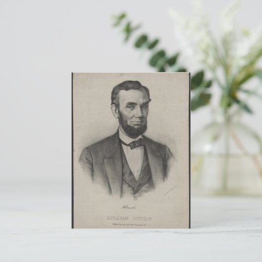 Abraham Lincoln Briefkaart (Staand voorkant)