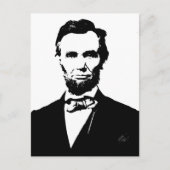 Abraham Lincoln Briefkaart (Voorkant)