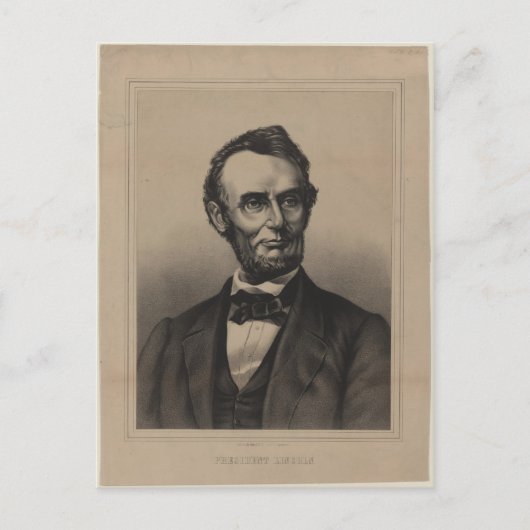 Abraham Lincoln Briefkaart (Voorkant)