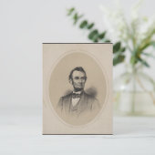Abraham Lincoln Briefkaart (Staand voorkant)