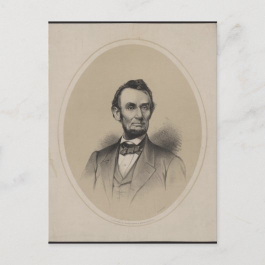 Abraham Lincoln Briefkaart (Voorkant)
