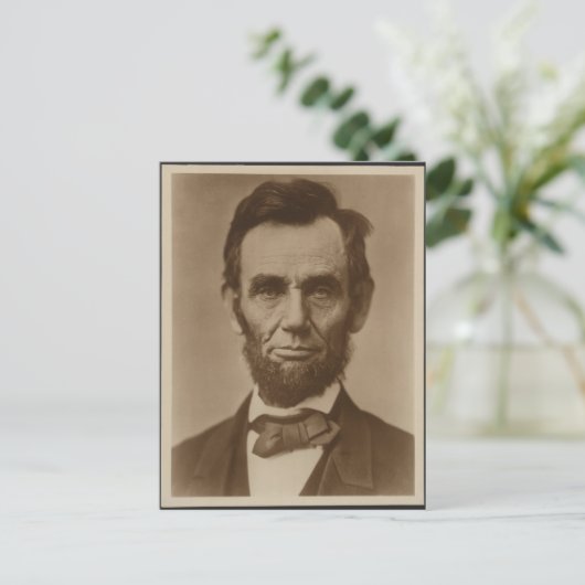 Abraham Lincoln Briefkaart (Staand voorkant)