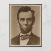 Abraham Lincoln Briefkaart (Voorkant)